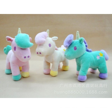 Cute popular recheado brinquedo unicórnio de pelúcia soft brinquedo personalizado brinquedos para meninas